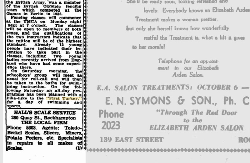 First Turkey newspaper clipping 1952